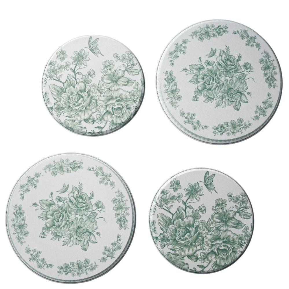 ❤️ New Pioneer Woman Agatha Elegant Green Floral Range Set